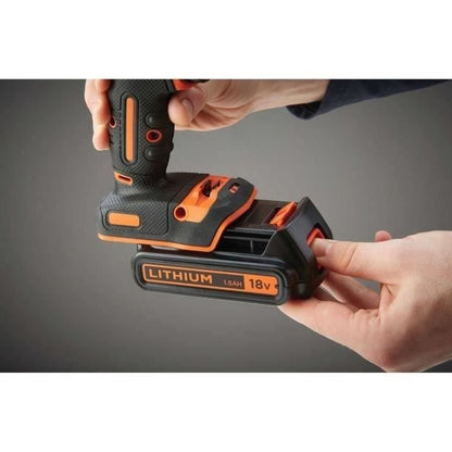 Black + Decker BDCHD18C2TA-QW 18V Impact Drill (2 Batteries)