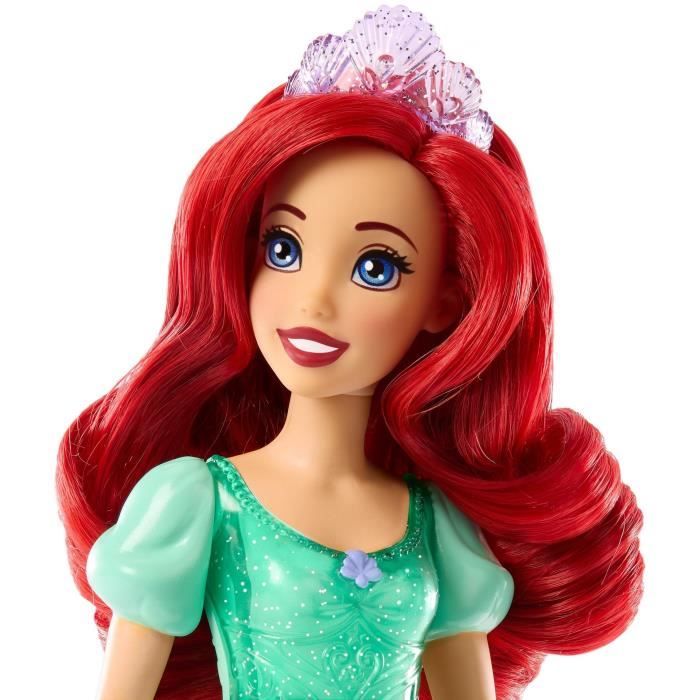 Ariel Doll 29 cm, Mattel Disney Princess Doll Dress Up and Accessories HLW10