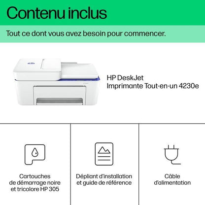 HP Deskjet 4230e Color Inkjet Copy Scan All-in-One Printer - 3 months of Instant ink included with HP+