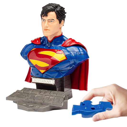 Eaglemoss DC Superman 72 Piece 3D Jigsaw Puzzle | Solid Color