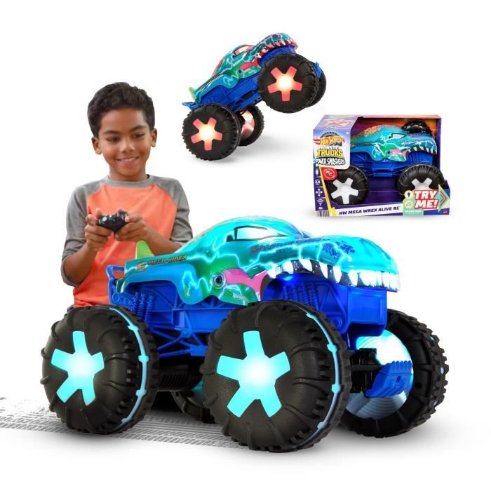 Hot Wheels Monster Trucks-Mega-Wrex-1/15 Scale Remote Control Vehicle JBD90