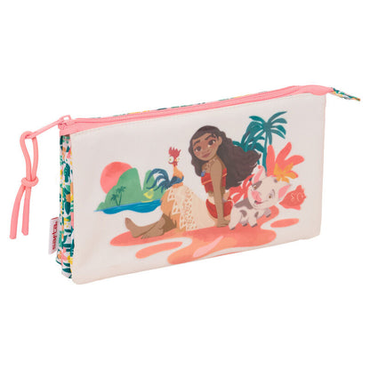 Disney Moana Vaiana triple pencil case