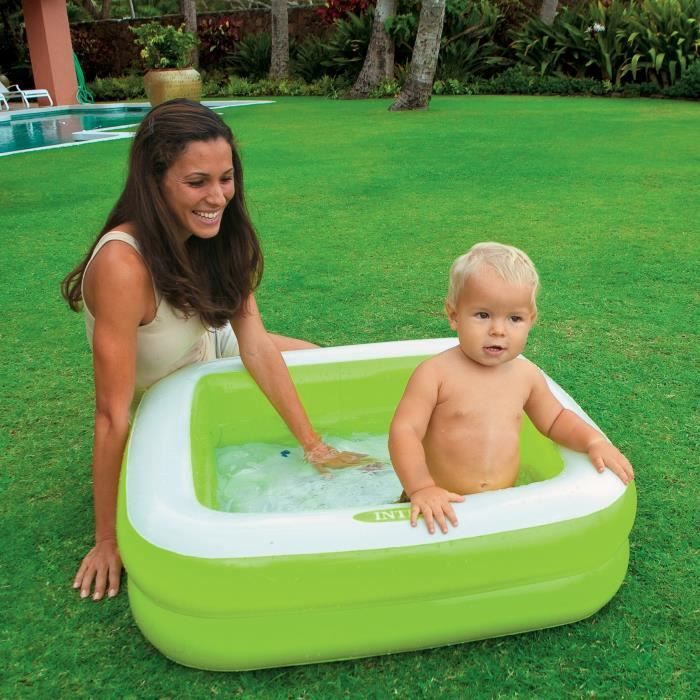 INTEX Inflatable child / baby pool Carree paddling pool 85 x 85 x 23 cm (random color)