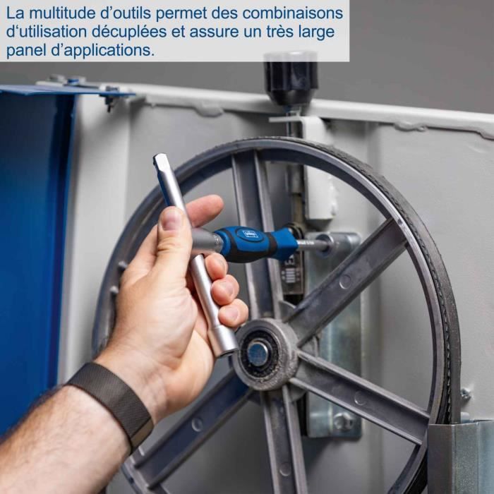 Tool case of 135 pieces - SCHAPPACH - TB170 - Chrome vanadium steel tools - Lockable case