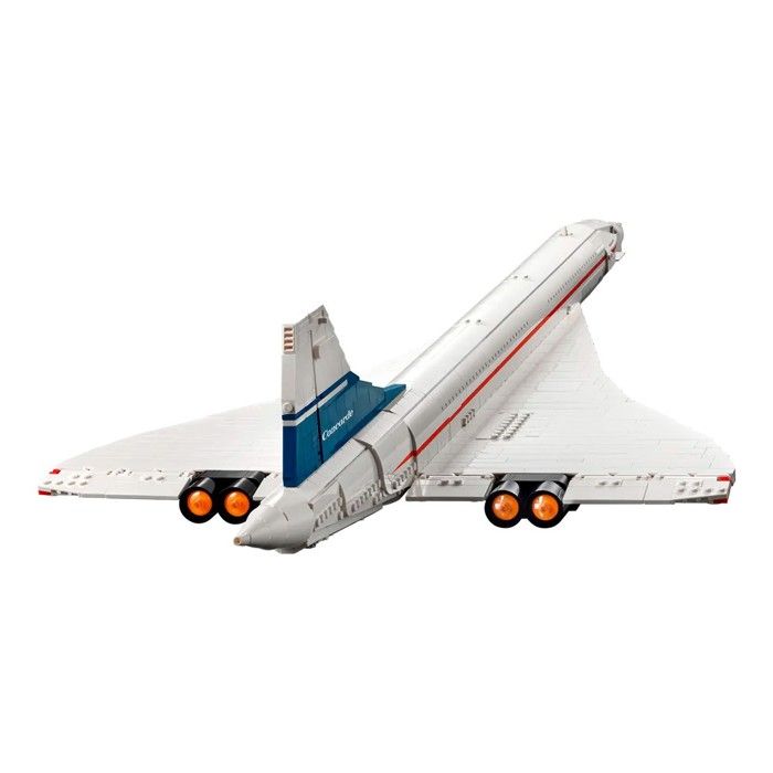 LEGO Icons Concorde, Airplane Model Building Kit for Adults, Aircraft Vehicle Set with Authentic Details and 3 Modes