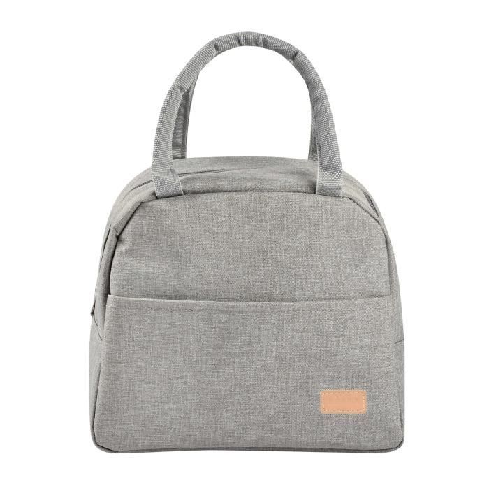 BEABA, Heather Gray Insulated Lunch Bag