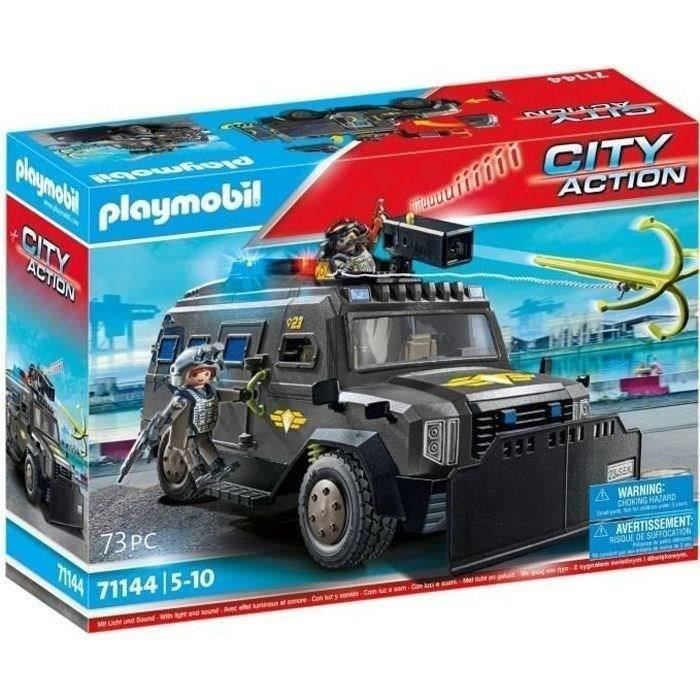 PLAYMOBIL 71144 Special Forces Intervention Vehicle - Police Officers - City Action - Elite Unit