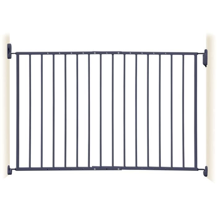 DREAMBABY Safety gate ARIZONA EXTENDA - To be screwed - L 68/112 cm - Gray