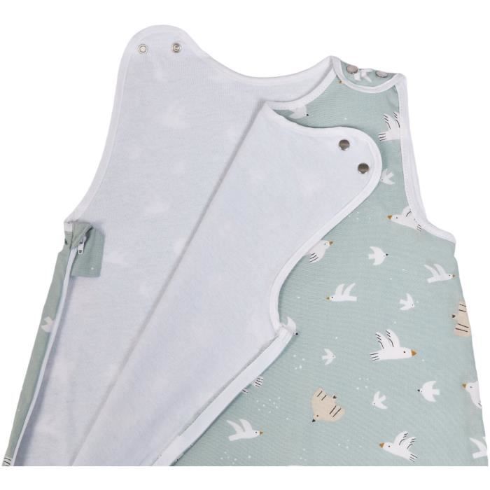 Summer comforter - TINEO - OVER THE SEA - Adjustable - Blue