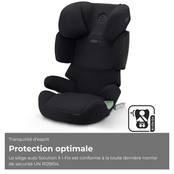 CYBEX Solution X i-Fix car seat - From 3 to 12 years - Pure Black