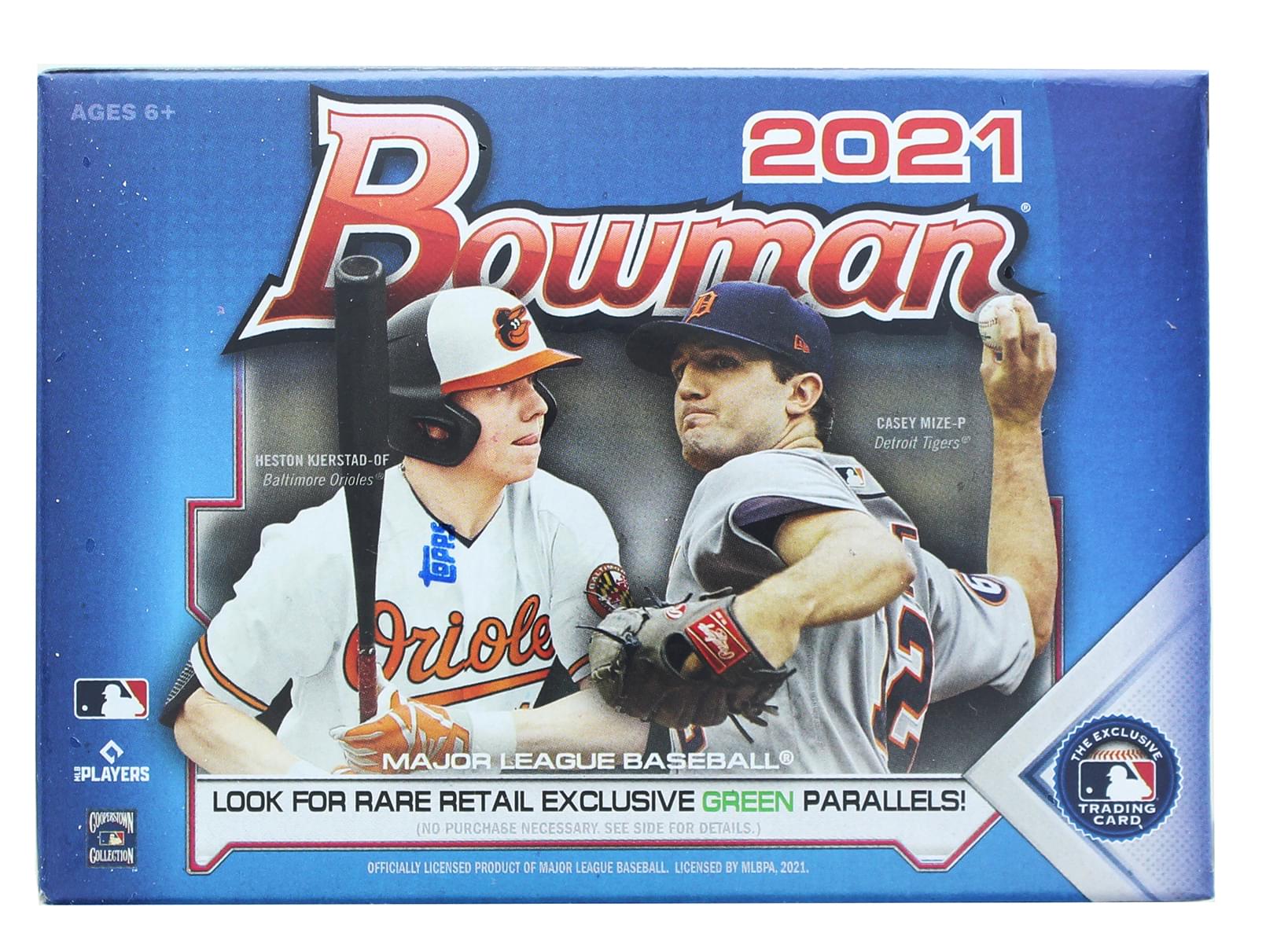 MLB 2021 Bowman Baseball 6-Pack Blaster Box | 72 Cards