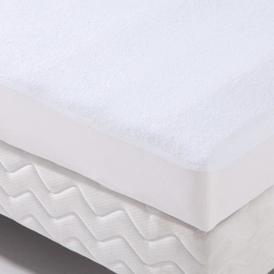 Alese Shape Waterproof Cover Transalese 100% Cotton Sponge - 90 x 200 cm - White