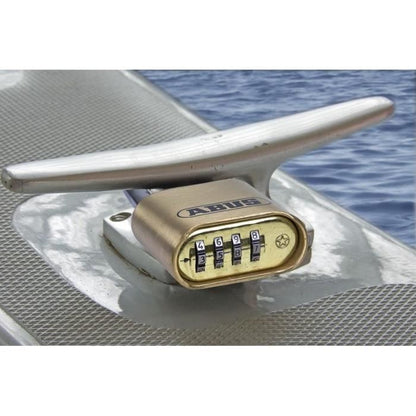 Combination padlock - ABUS - 180IB/50 B/DFNLI - Forged brass body - Stainless steel shackle - Four-digit numeric code