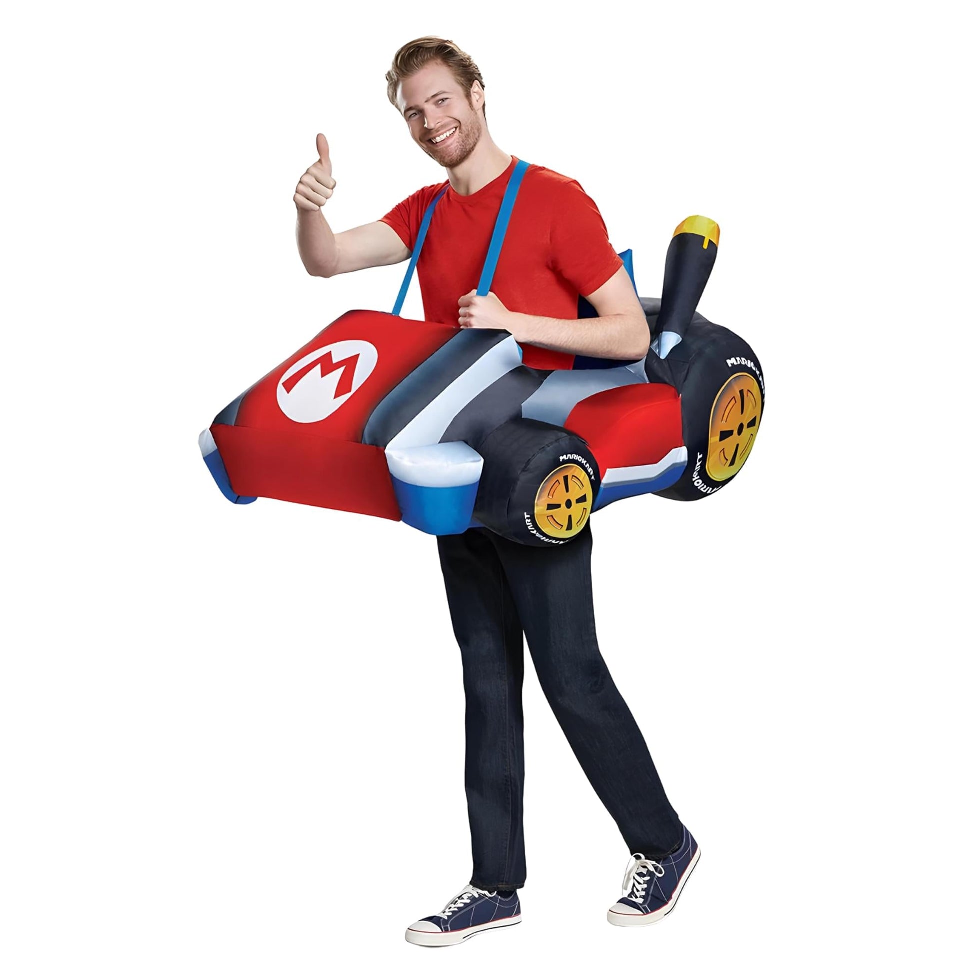 Mario Kart Mario Inflatable Adult Costume | One Size
