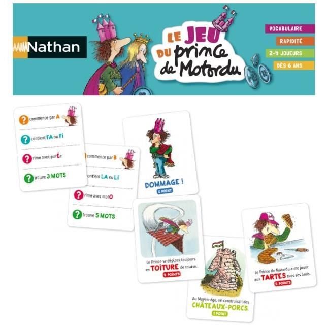 NATHAN - The Prince of Motordu Game - Board Game