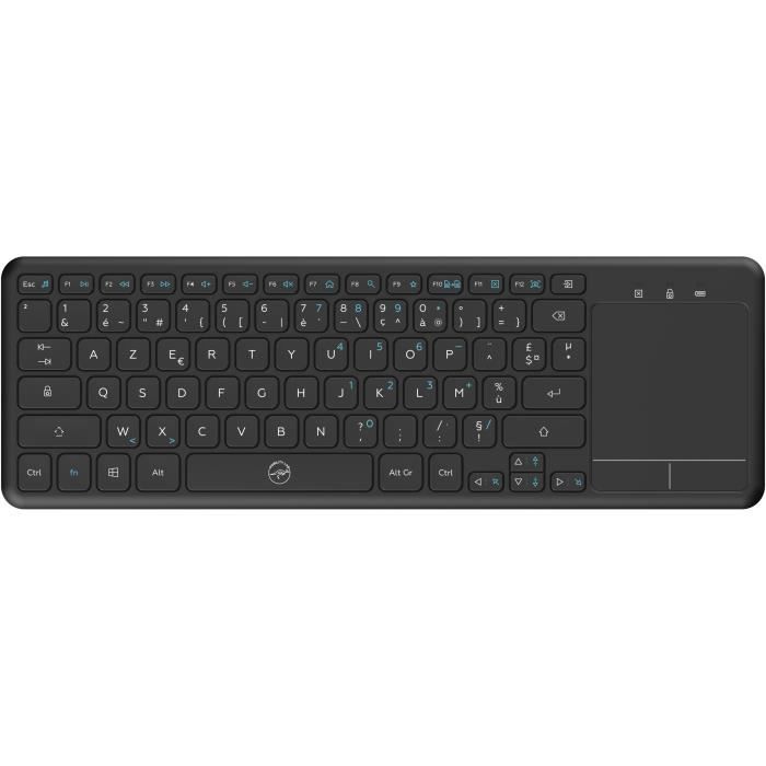 Wireless keyboard for smart TV - MOBILITY - Black - Azerty