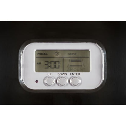 EYENIMAL 45x20x47 cm automatic kibble dispenser - Black - For cats and dogs