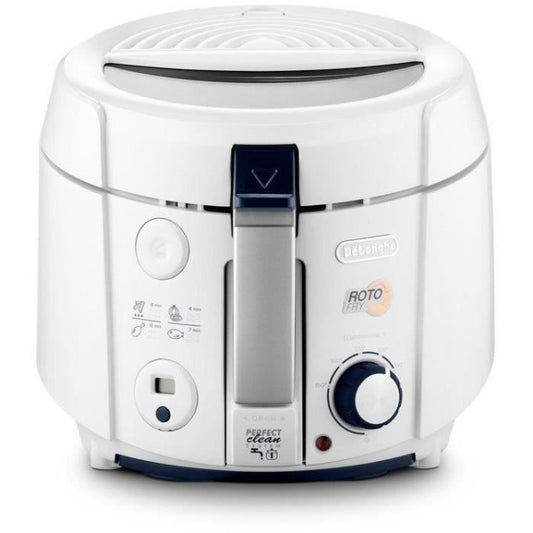 DELONGHI F38436 RotoFry Classic Electric Fryer - White