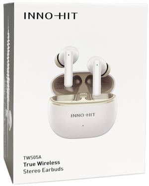 Inno-Hit Auricolari True Wireless Stereo Earbuds TWS05A Bianco