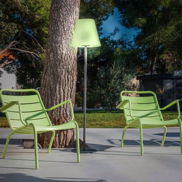 Wireless floor lamp - LUMISKY - STANDY - H150 cm - Metal base - Dimmable multicolor LED