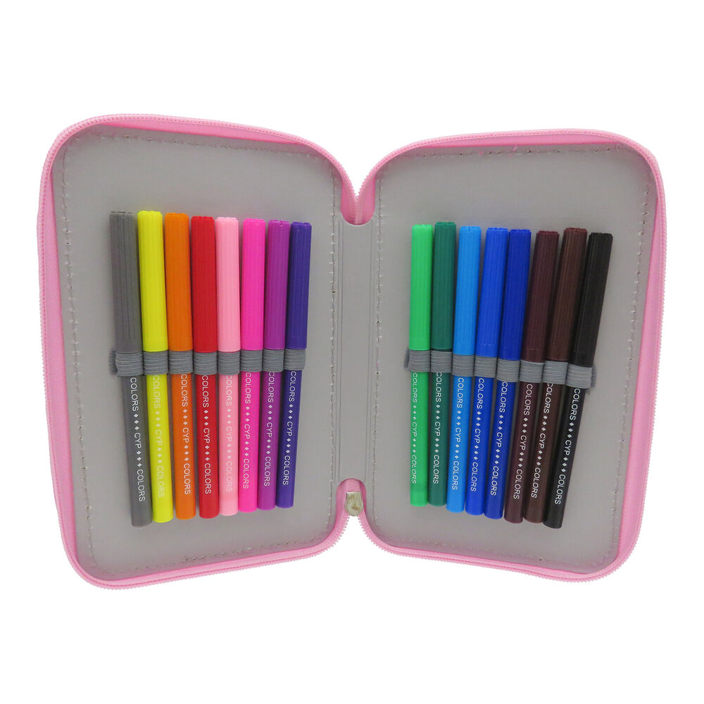 Disney Stitch triple pencil case