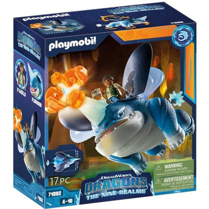 Playmobil - 71082 - Dragons Nine Realms: Plowhorn & Angelo