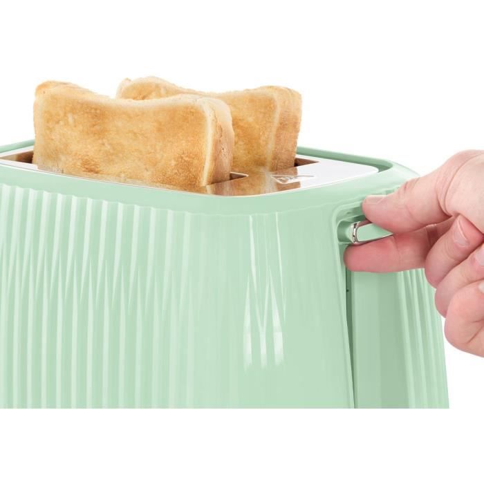 Toaster - RUSSELL HOBBS - EDEN - 800 W - 2 slots - Pistachio
