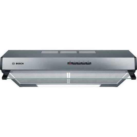 Classic Wall Hood Bosch Dul63cc50 - L 60 cm - Stainless steel - Evacuation / Recycling - 350 m³ Air / h max in evacuation - 72 dB