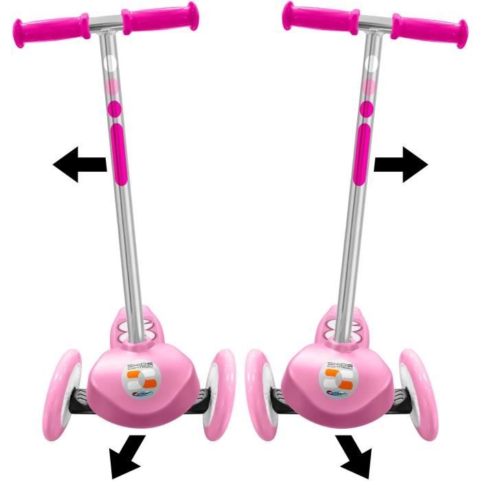 Steering 3-wheel scooter - STAMP - SKIDS CONTROL - Pink