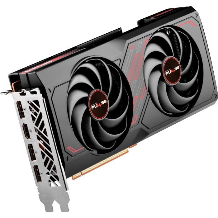 Sapphire - Graphics card - Pulse AMD Radeon  - RX 7600 Gaming 8GB GDDR6 - HDMI / Triple DP