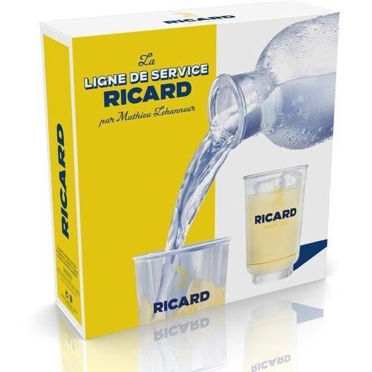 Lehanneur Gift Set - Ricard - Pastis de Marseille - 2 glasses and 1 carafe - 45.0% Vol. - 70cl