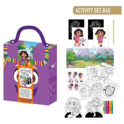 Dora the Explorer Colouring backpack set