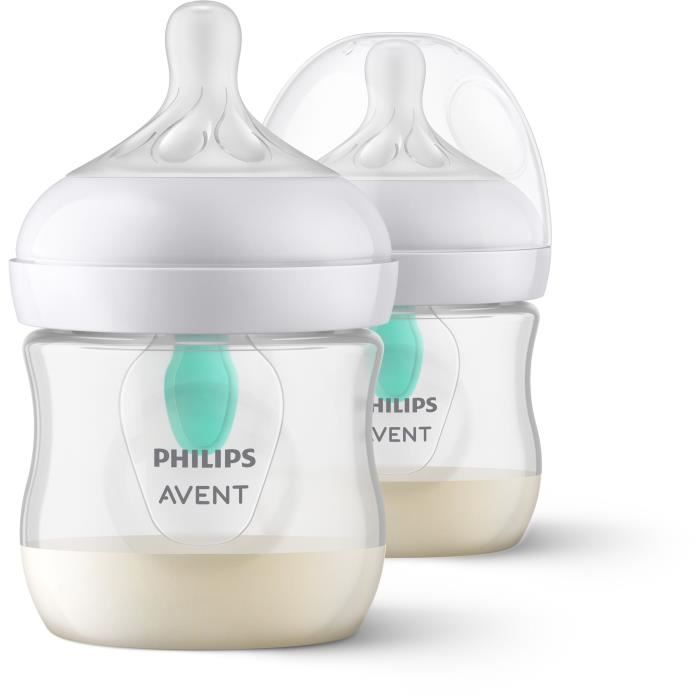 Set of 2 Natural bottles 3.0 Philips Avent Scy670/02 - 125 ml - Air Free