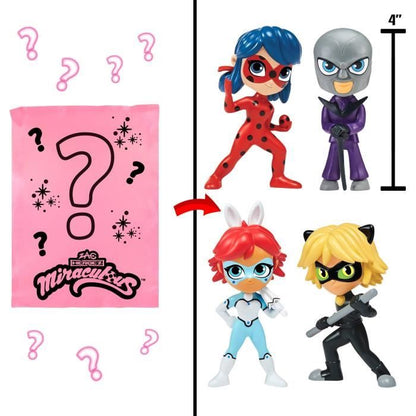 Chibi Color Change Surprise Dolls 10 cm - Miraculous Ladybug - BANDAI - Random character