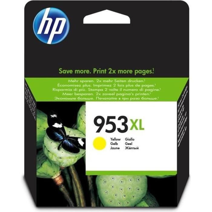 Genuine HP 953XL Yellow Ink Cartridge for HP OfficeJet Pro 8710/8715/8720 (F6U18AE)