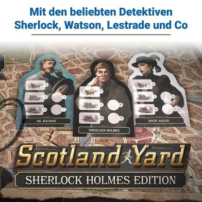 Scotland Yard Sherlock Holmes, Family Strategy Game, Ages 10 and Up, 27344, Ravensburger