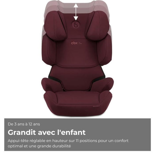 CYBEX Solution X i-Fix car seat - From 3 to 12 years - Rumba Red