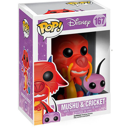 POP Figure Disney Mulan Mushu & Cricket