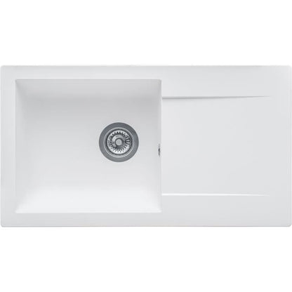 STRADOUR Sink built in EINNA, in SMC WHITE UNI - 17, 1 bowl, size 78 * 43.5 cm, manual emptying