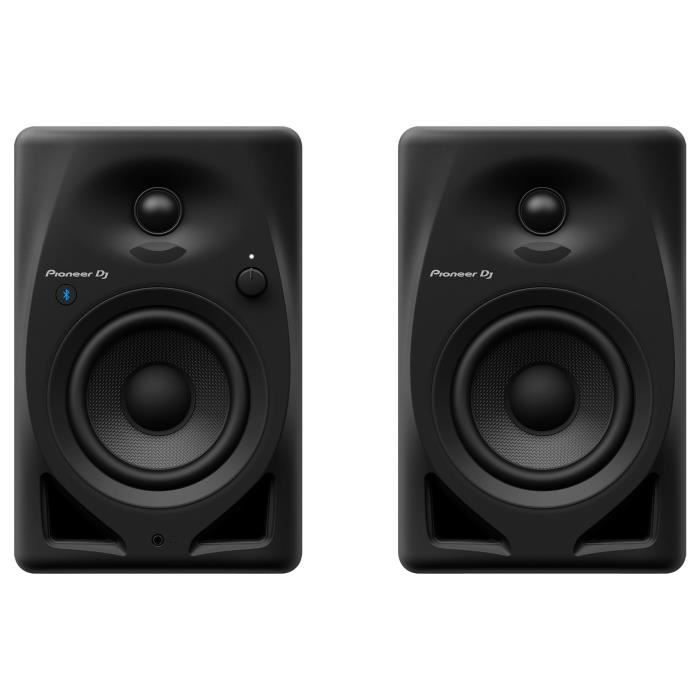 Pair of Pioneer DJ DM-40D-BT monitoring speakers - Bluetooth - Bass Reflex - 2x19W - DJ or Production mode - Black