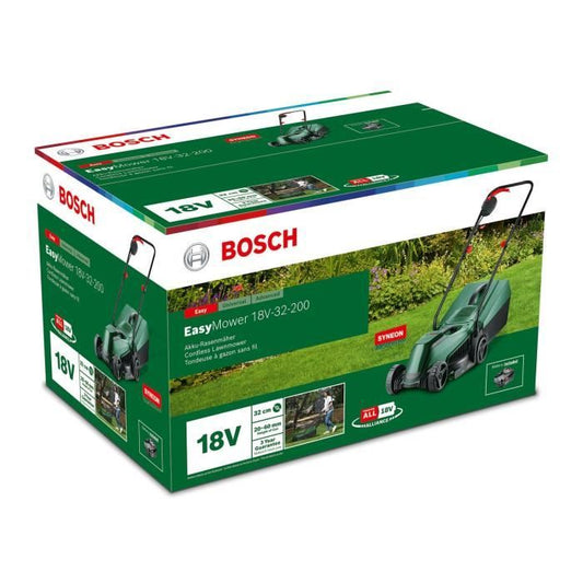 Bosch EasyMower 18 lawn mower - with 4Ah 18V battery - cutting width 32 cm