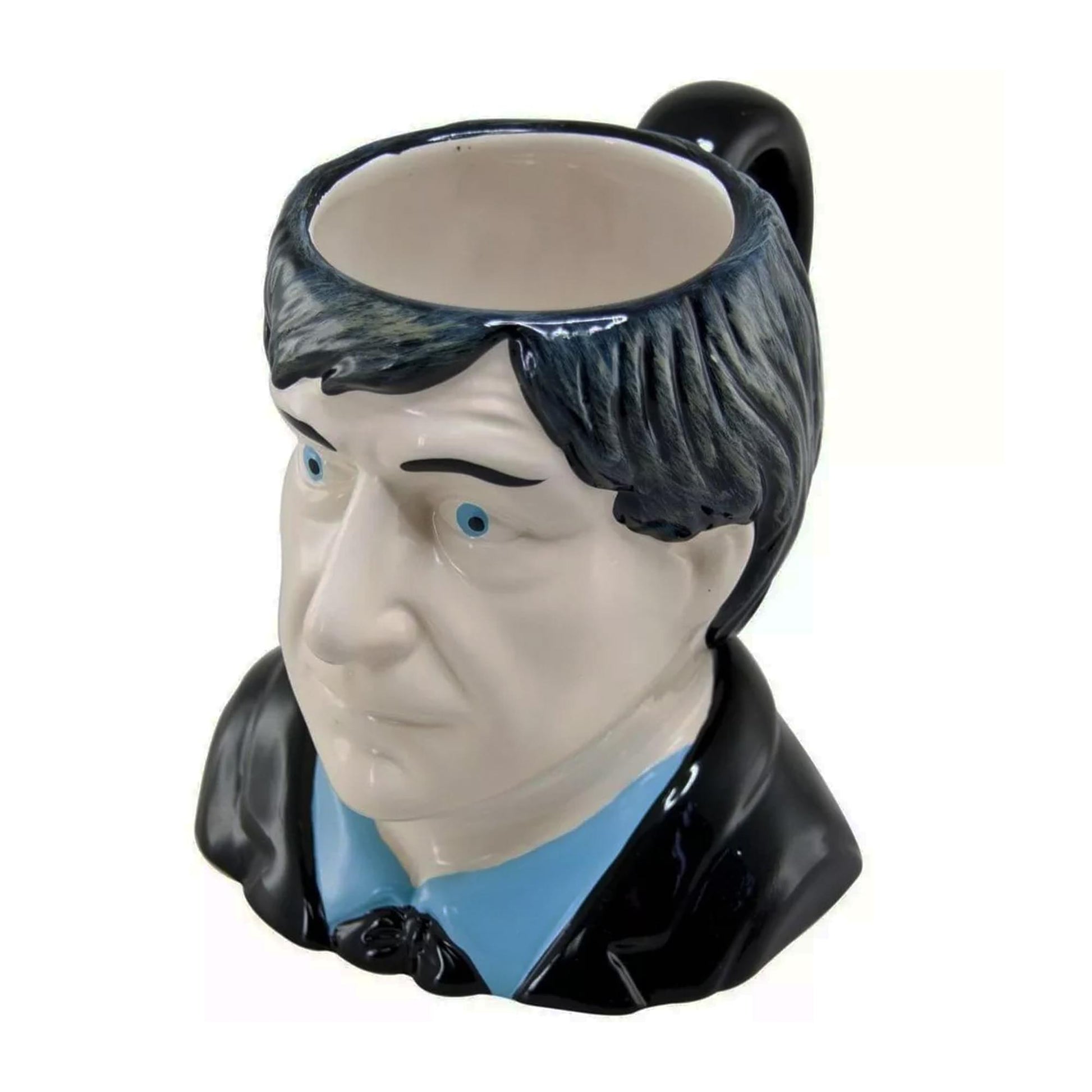 Doctor Who 2nd Doctor Patrick Troughton Ceramic 3D Toby Jug Mug