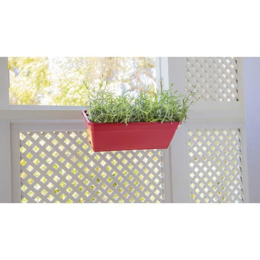 Artevasi Garden Kit Venezia with water reserve - 10 L - 49 x 19.5 x 16.6 cm - Anthracite gray