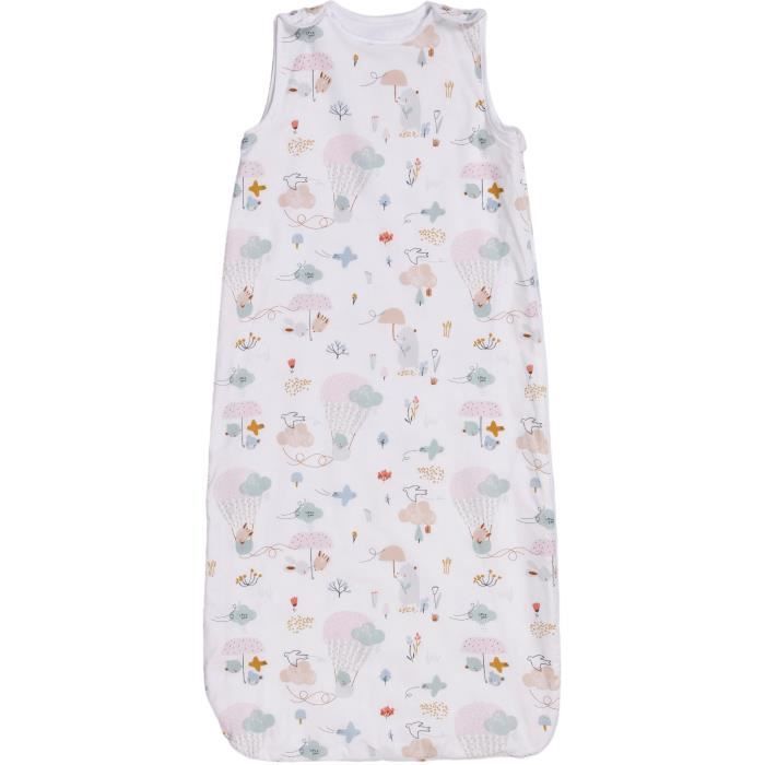 Summer comforter - TINEO - BALLOONS - Adjustable - White