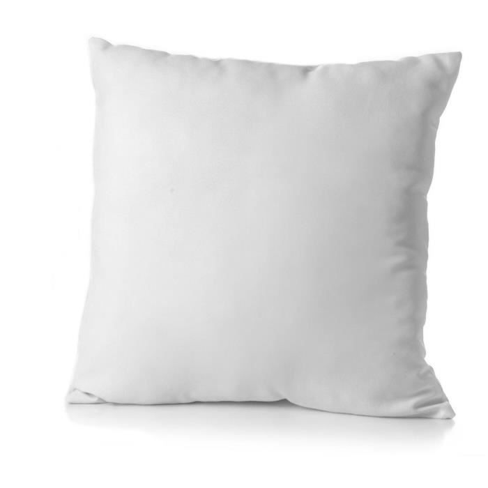 Set of 2 pillowcases - HOME LINGE PASSION - 63 x 63 cm - White