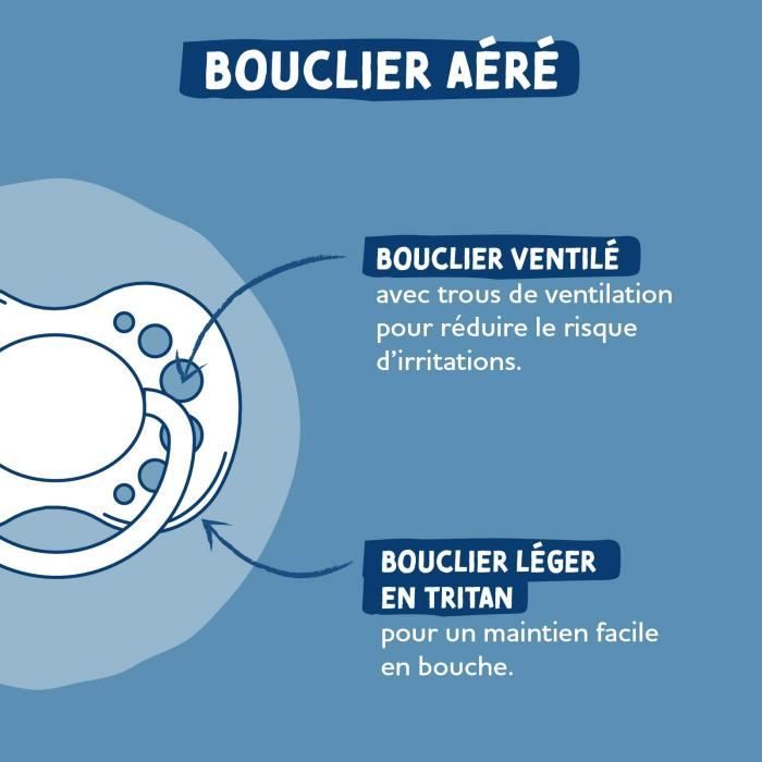 Duo anatomical pacifiers - DODIE - EDL A99 - 0/6 months - Otter