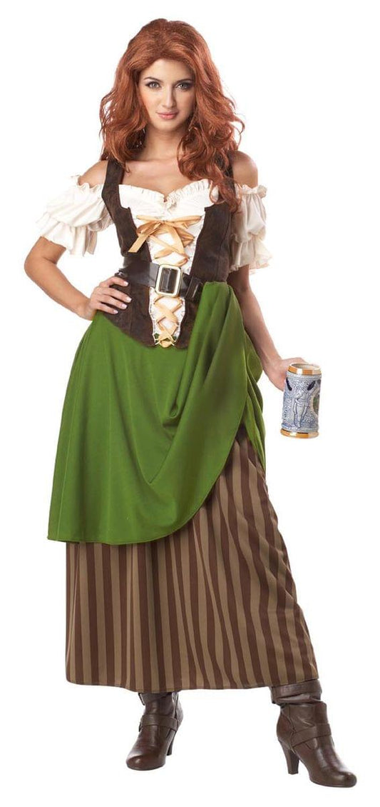Tavern Maiden Dress Costume Adult Medium 8-10