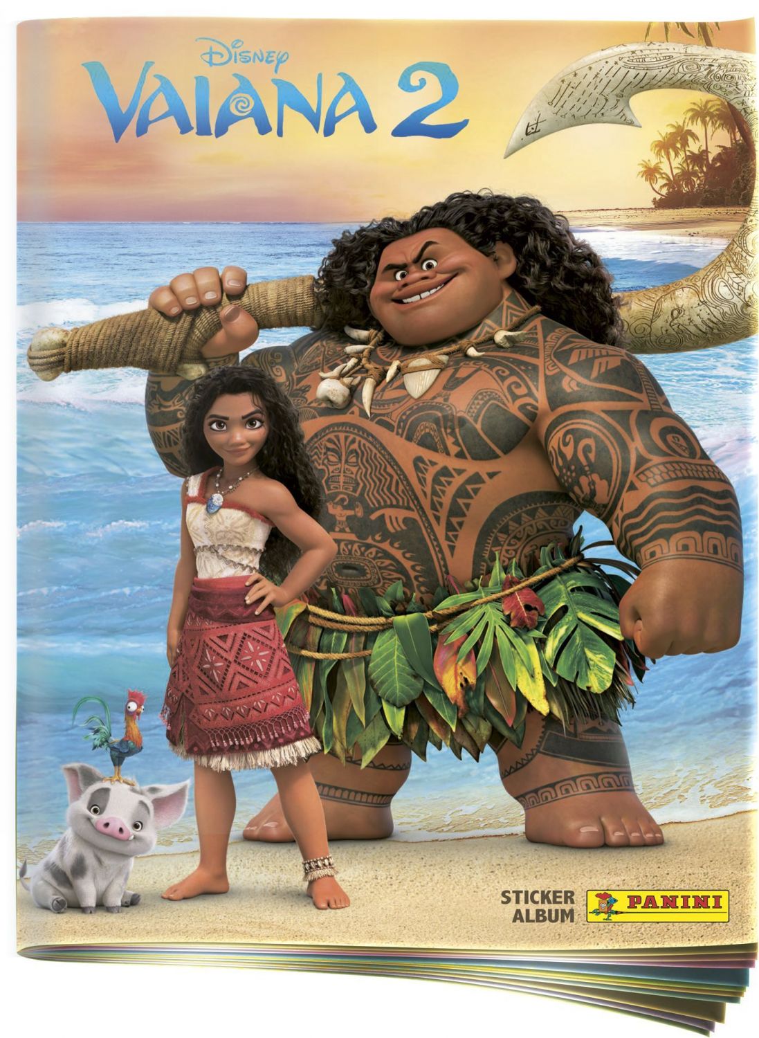 Album - PANINI - Vaiana 2 - 192 stickers - 48 brilliants - Captivating adventure