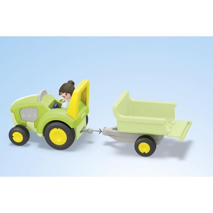 PLAYMOBIL Junior 71656 Farm tractor and animals, characters, For baby and child, From 18 months