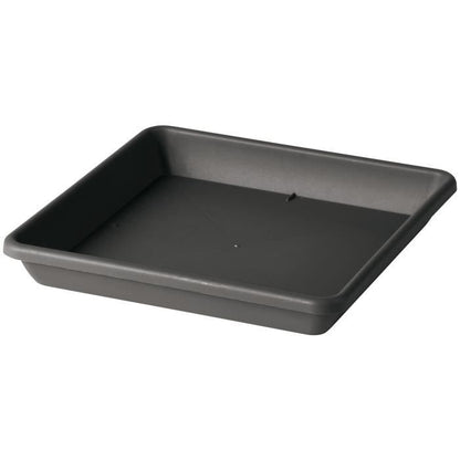 DEROMA Saucer for flowerpot Square Day R Anthracite - 45 cm